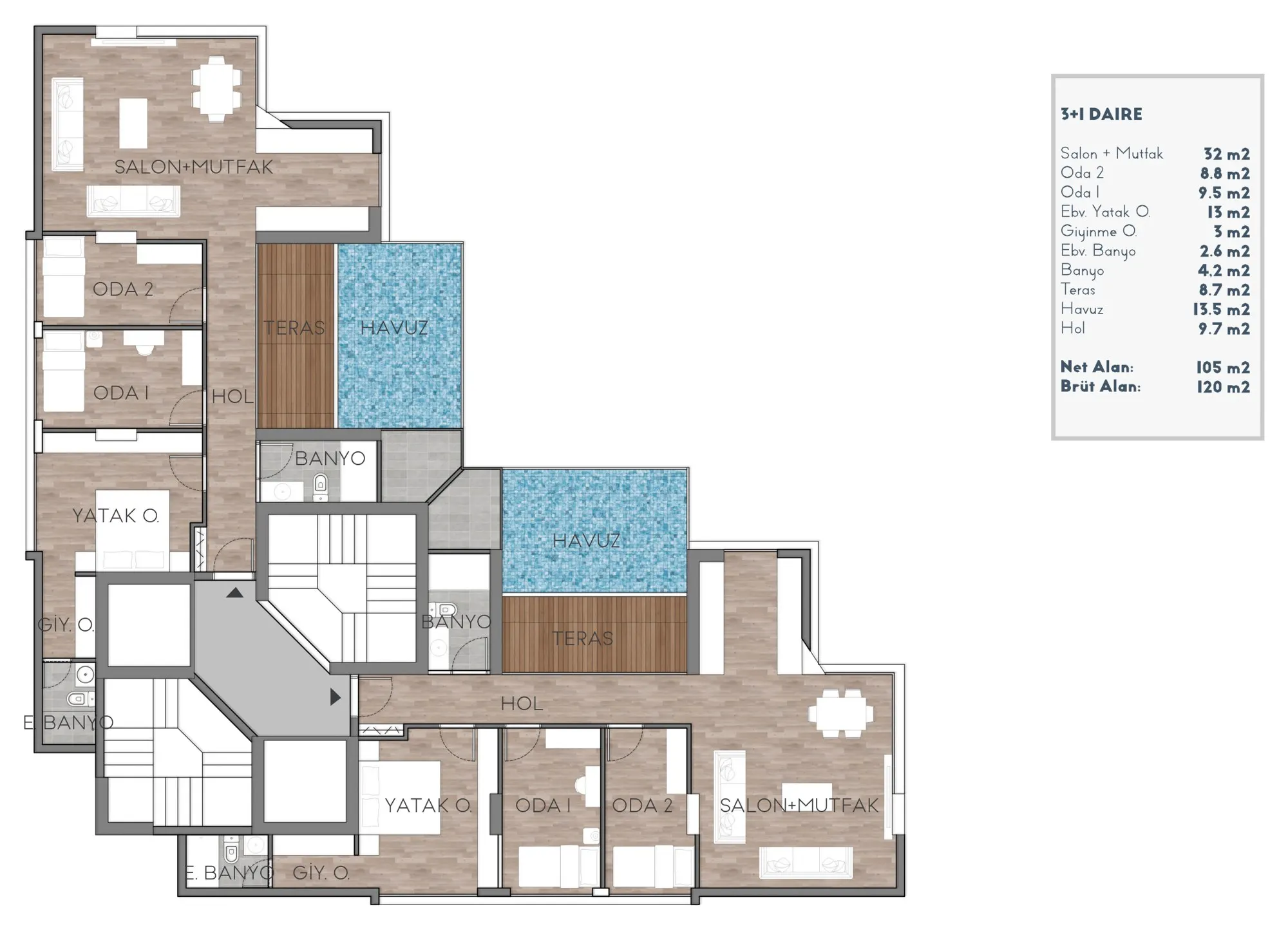 Mavişehir Unique Prime — Planlar 9